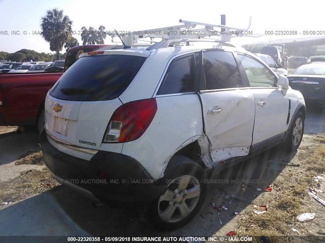 3GNAL1EK7FS521446 - 2015 CHEVROLET CAPTIVA LS WHITE photo 4