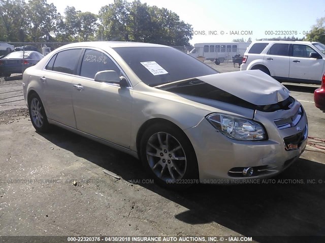 1G1ZK57739F219104 - 2009 CHEVROLET MALIBU LTZ TAN photo 1
