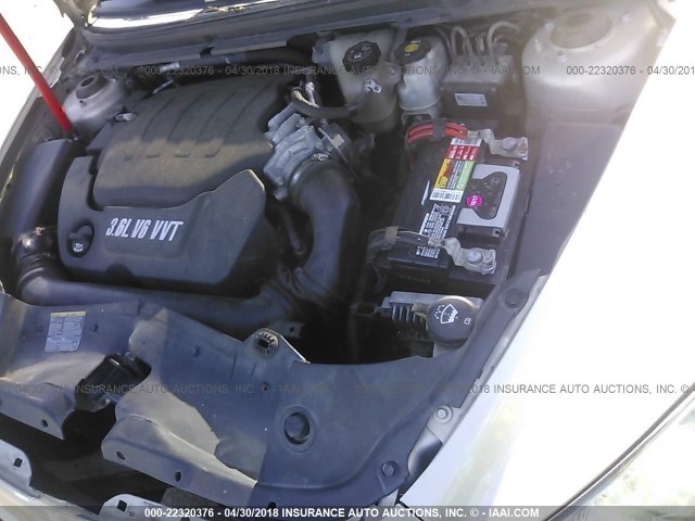 1G1ZK57739F219104 - 2009 CHEVROLET MALIBU LTZ TAN photo 10