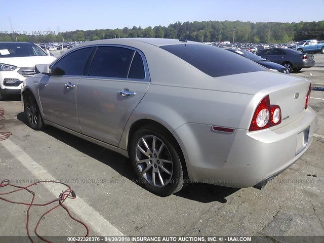 1G1ZK57739F219104 - 2009 CHEVROLET MALIBU LTZ TAN photo 3