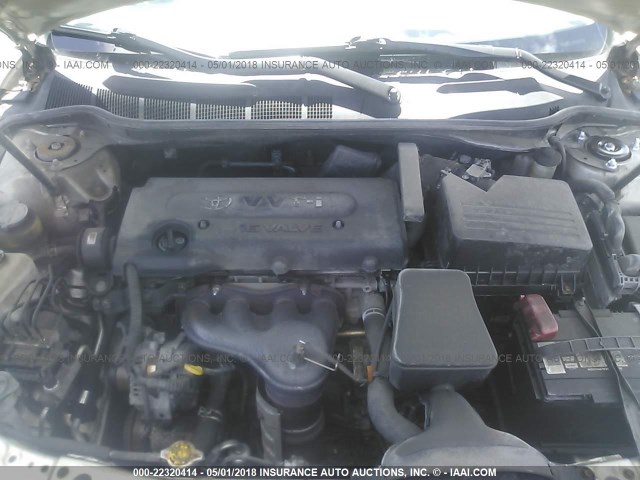 4T4BE46K09R062595 - 2009 TOYOTA CAMRY SE/LE/XLE 金色 照片 10