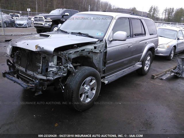 JT3HN86RX20366998 - 2002 TOYOTA 4RUNNER SR5 BEIGE photo 2