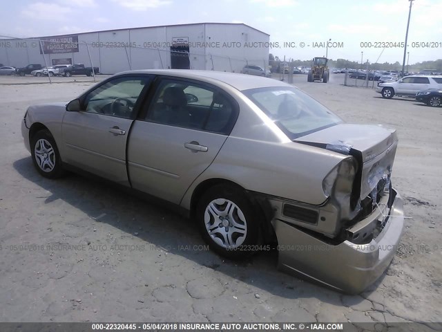 1G1ZS58F67F127844 - 2007 CHEVROLET MALIBU LS თაფლისფერი ფოტო 3
