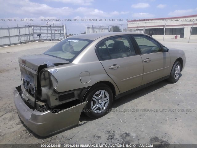 1G1ZS58F67F127844 - 2007 CHEVROLET MALIBU LS თაფლისფერი ფოტო 4