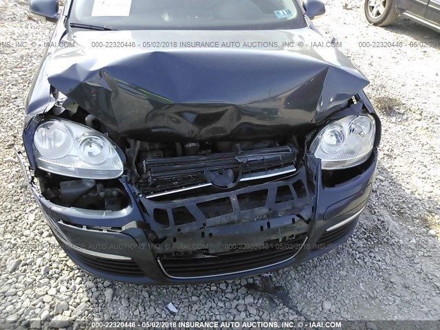 3VWRL7AJ7AM065079 - 2010 VOLKSWAGEN JETTA TDI BLUE photo 6