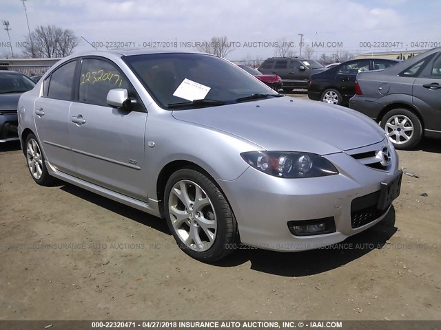 JM1BK323281867918 - 2008 MAZDA 3 S SILVER photo 1