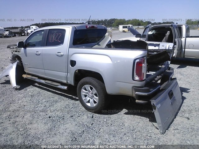 1GTG5CEA4H1162836 - 2017 GMC CANYON SLE SILVER photo 3