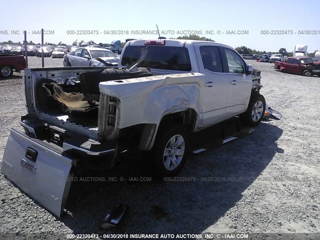 1GTG5CEA4H1162836 - 2017 GMC CANYON SLE SILVER photo 4