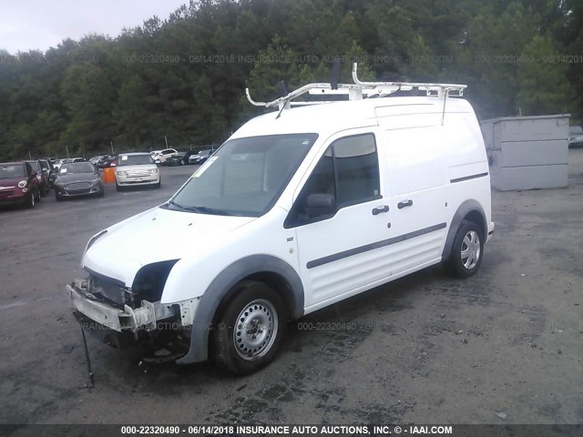 NM0LS7BNXBT043414 - 2011 FORD TRANSIT CONNECT XLT WHITE photo 2