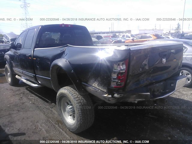 1D7KS28D06J213769 - 2006 DODGE RAM 2500 ST/SLT 黑色 照片 3