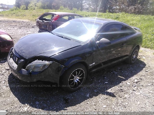 1G2AS18H897157072 - 2009 PONTIAC G5 BLACK photo 2