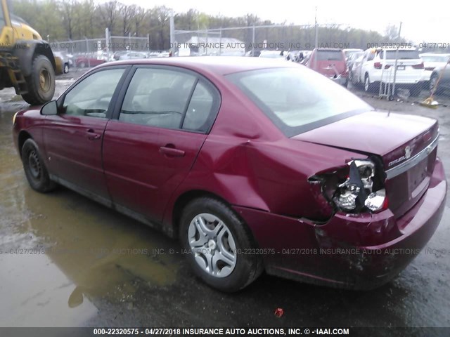 1G1ZS58F57F114440 - 2007 CHEVROLET MALIBU LS 红色 照片 3