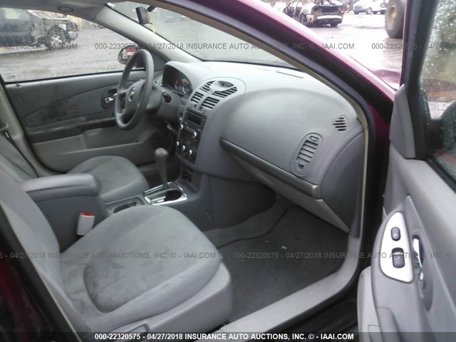 1G1ZS58F57F114440 - 2007 CHEVROLET MALIBU LS 红色 照片 5