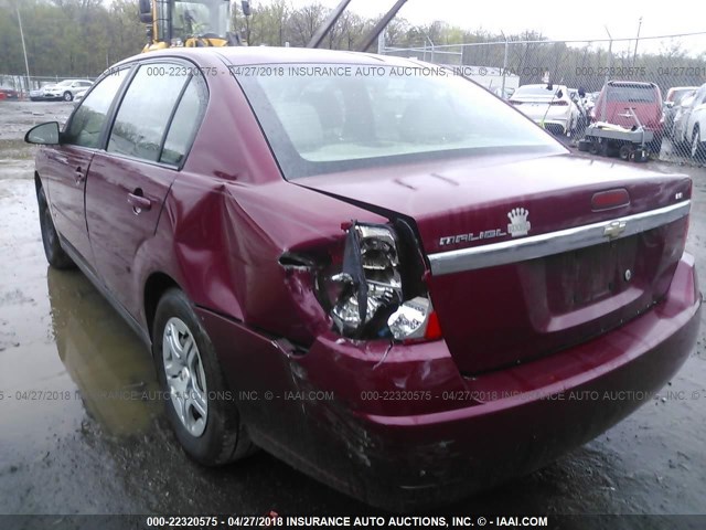 1G1ZS58F57F114440 - 2007 CHEVROLET MALIBU LS 红色 照片 6