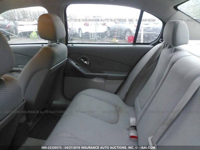1G1ZS58F57F114440 - 2007 CHEVROLET MALIBU LS 红色 照片 8