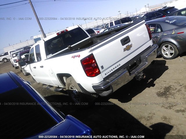 1GC2KUEG8GZ335819 - 2016 CHEVROLET SILVERADO K2500 HEAVY DUTY WHITE photo 3