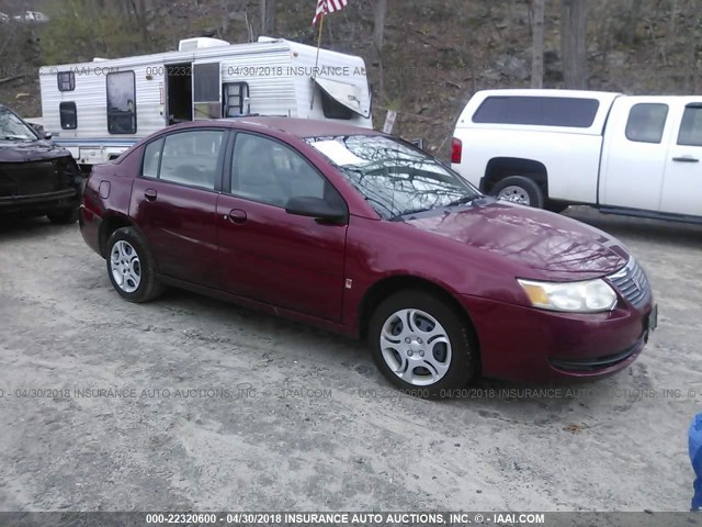 1G8AJ52F25Z115826 - 2005 SATURN ION LEVEL 2 MAROON photo 1