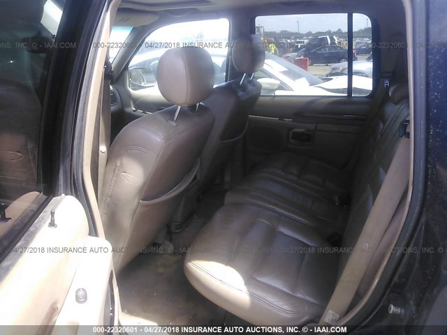 1FMDU75E8YZA76278 - 2000 FORD EXPLORER LIMITED 深蓝色 照片 8