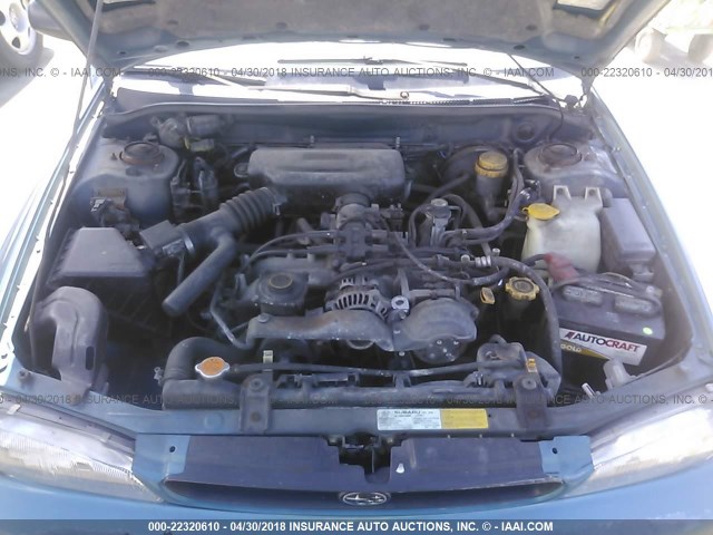 JF1GM4256VH410447 - 1997 SUBARU IMPREZA BRIGHTON BLUE photo 10