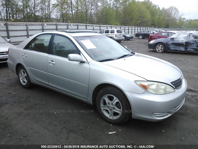 4T1BE32K33U765271 - 2003 TOYOTA CAMRY LE/XLE/SE SILVER photo 1