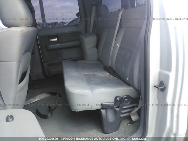 1FTPW12VX7KC78978 - 2007 FORD F150 SUPERCREW SILVER photo 8