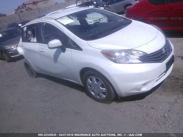 3N1CE2CP0EL384698 - 2014 NISSAN VERSA NOTE S/S PLUS/SV/SL WHITE photo 1