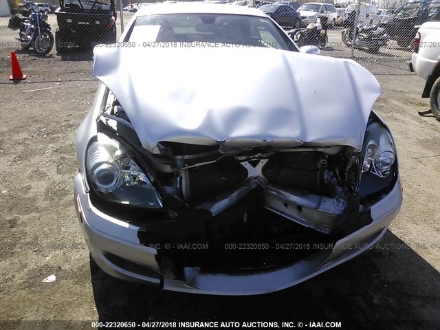 WDBWK54F48F185158 - 2008 MERCEDES-BENZ SLK 280 SILVER photo 6