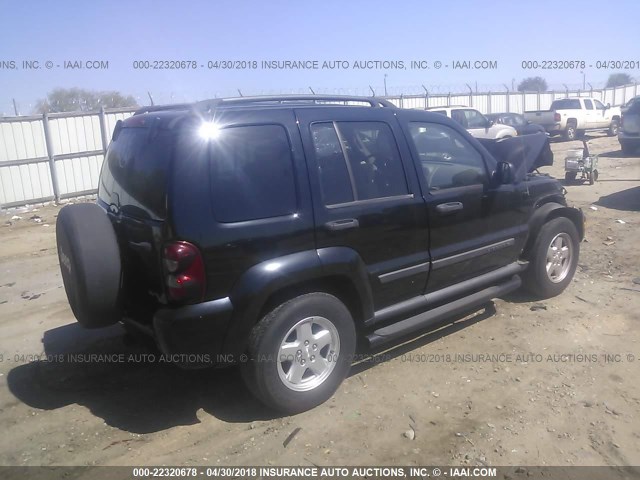 1J4GK48KX7W722051 - 2007 JEEP LIBERTY SPORT Qara foto 4