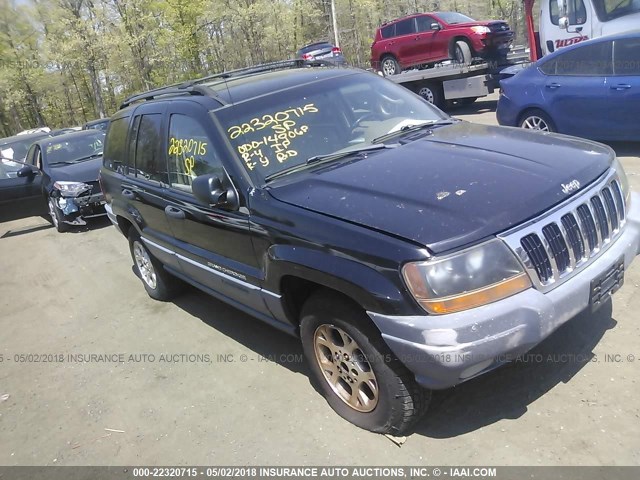 1J8GW38S12C157714 - 2002 JEEP GRAND CHEROKEE SPORT BLACK photo 1