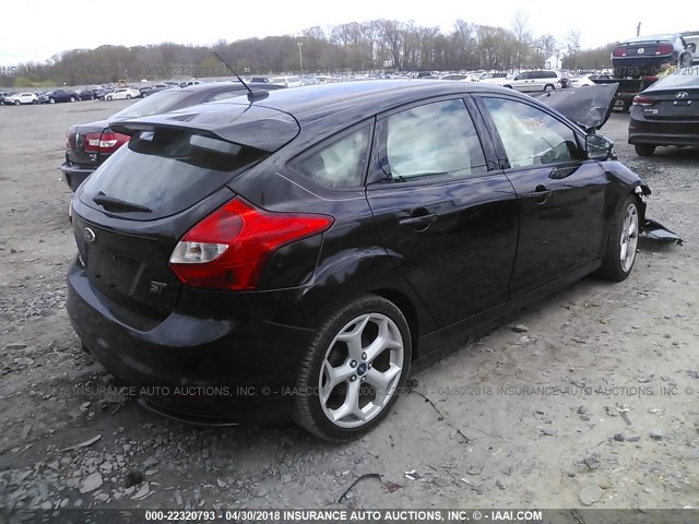 1FADP3L9XEL212179 - 2014 FORD FOCUS ST BLACK photo 4