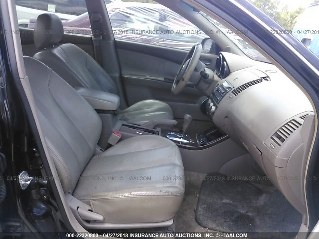 1N4AL11D66C152316 - 2006 NISSAN ALTIMA S/SL BLACK photo 5