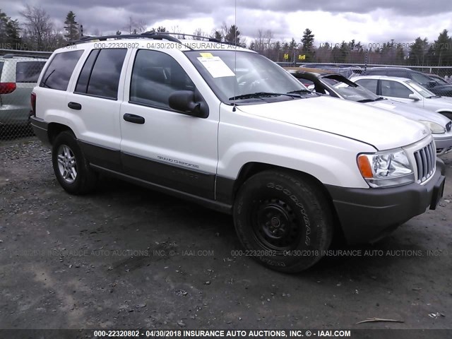 1J4GW48S34C413829 - 2004 JEEP GRAND CHEROKEE LAREDO/COLUMBIA/FREEDOM WHITE photo 1