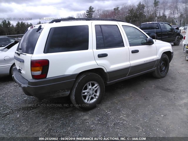 1J4GW48S34C413829 - 2004 JEEP GRAND CHEROKEE LAREDO/COLUMBIA/FREEDOM 白色 照片 4