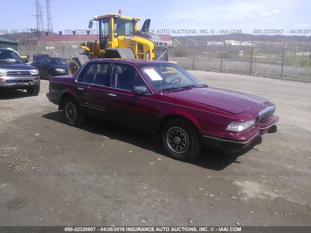 1G4AG55M2R6507657 - 1994 BUICK CENTURY SPECIAL RED photo 1