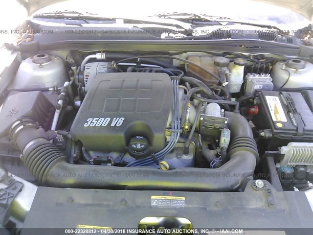 1G1ZT52895F298799 - 2005 CHEVROLET MALIBU LS SILVER photo 10