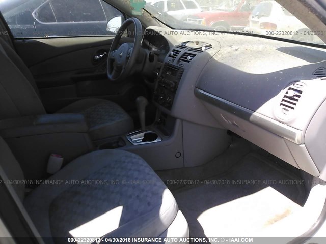 1G1ZT52895F298799 - 2005 CHEVROLET MALIBU LS SILVER photo 5