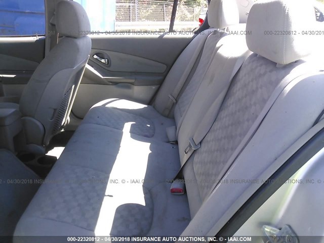 1G1ZT52895F298799 - 2005 CHEVROLET MALIBU LS SILVER photo 8