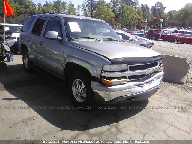 1GNEK13Z62R238053 - 2002 CHEVROLET TAHOE K1500 GRAY photo 1