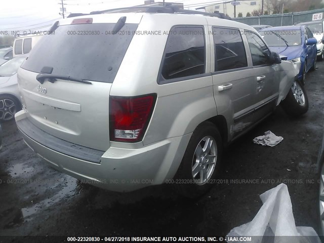 1J8GR48K57C535974 - 2007 JEEP GRAND CHEROKEE LAREDO/COLUMBIA/FREEDOM BEIGE photo 4