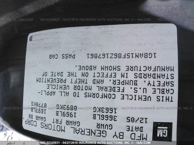 1G8AN15F86Z167861 - 2006 SATURN ION LEVEL 2 Gümüş foto 9