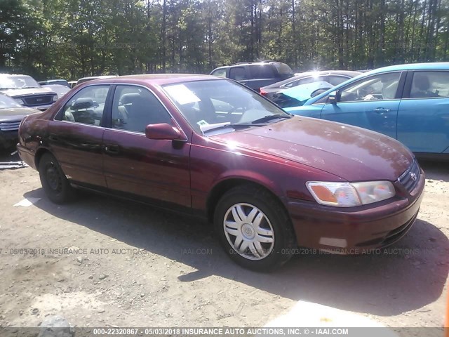 4T1BG22K01U763768 - 2001 TOYOTA CAMRY CE/LE/XLE 红色 照片 1