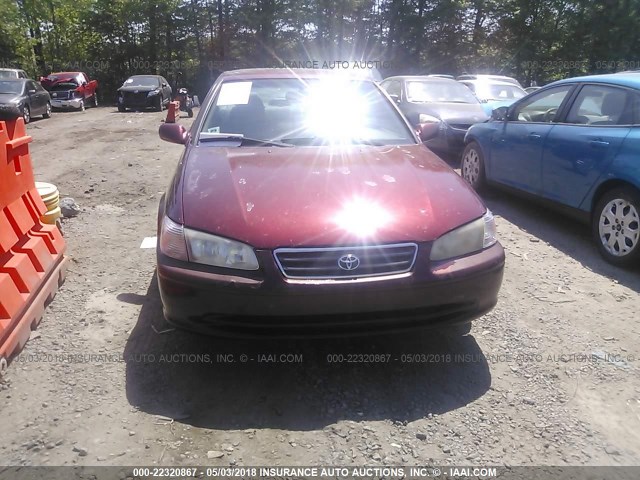 4T1BG22K01U763768 - 2001 TOYOTA CAMRY CE/LE/XLE 红色 照片 6