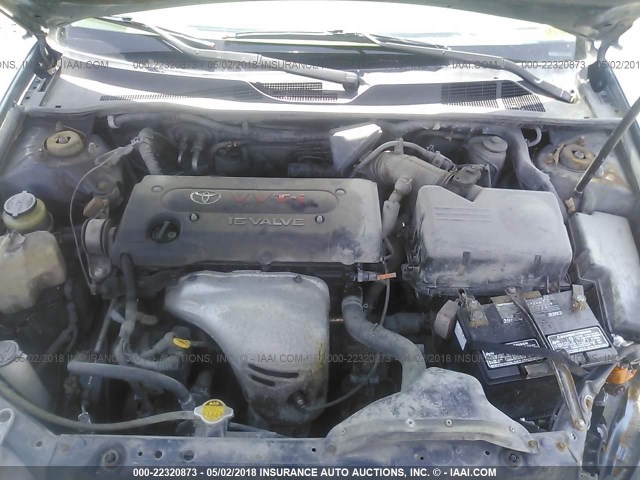 JTDBE32K040291163 - 2004 TOYOTA CAMRY LE/XLE Light Blue photo 10