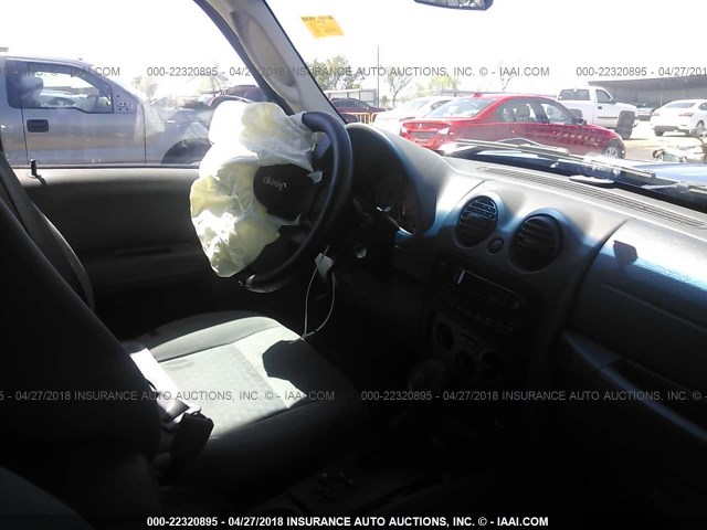 1J4GL48K06W250566 - 2006 JEEP LIBERTY SPORT 蓝色 照片 5