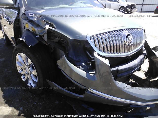 5GAKRCEDXBJ168304 - 2011 BUICK ENCLAVE CXL მწვანე ფოტო 6