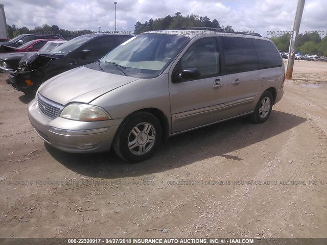 2FMZA52492BB89407 - 2002 FORD WINDSTAR SE GOLD photo 2