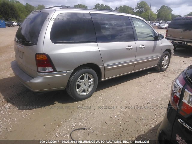 2FMZA52492BB89407 - 2002 FORD WINDSTAR SE GOLD photo 4