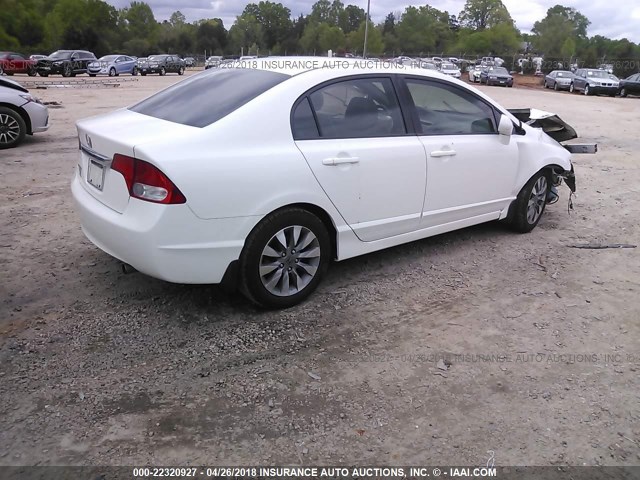 2HGFA1F9XAH546984 - 2010 HONDA CIVIC EXL 白色 照片 4