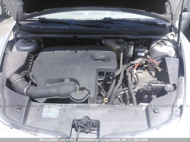 1G1ZA5E04AF107375 - 2010 CHEVROLET MALIBU LS 银色 照片 10