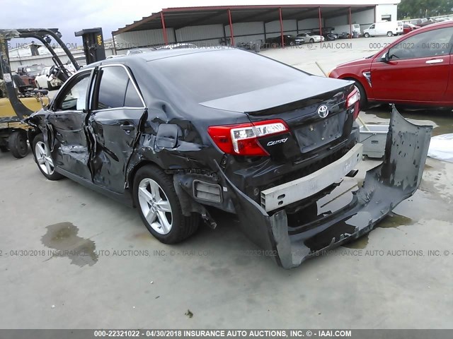 4T1BF1FK0EU743145 - 2014 TOYOTA CAMRY L/SE/LE/XLE BLUE photo 3